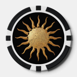 Fichas De Póquer Golden Sun Poker Chip