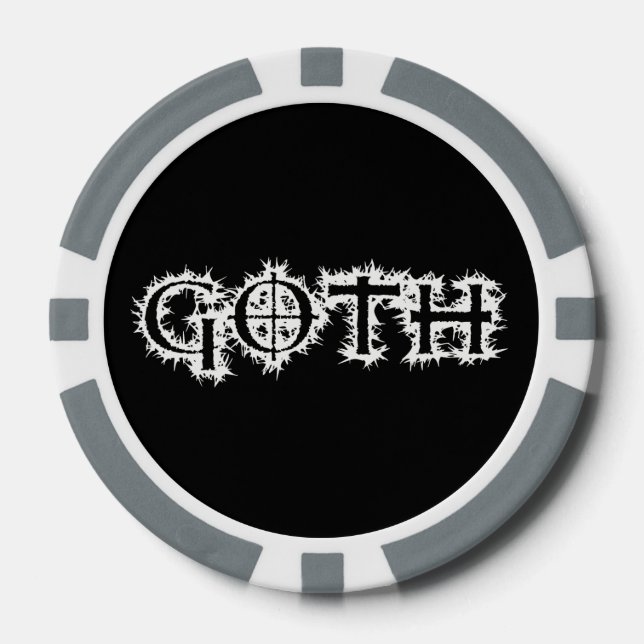 Fichas De Póquer Gótico (Anverso)