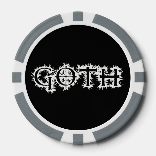 Fichas De Póquer Gótico (Anverso)