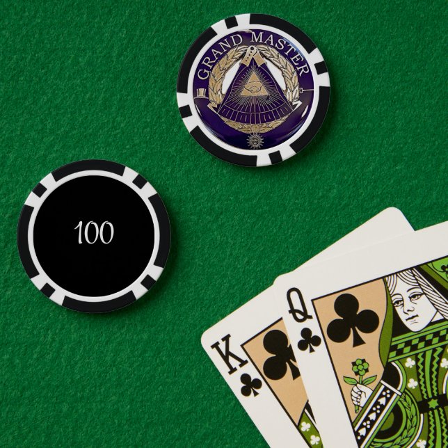 Fichas De Póquer GrandMaster (Mesa de Poker (Doble))