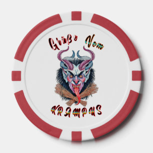 Fichas De Póquer Grüße Vom Krampus Yule Devil December Krampusnacht