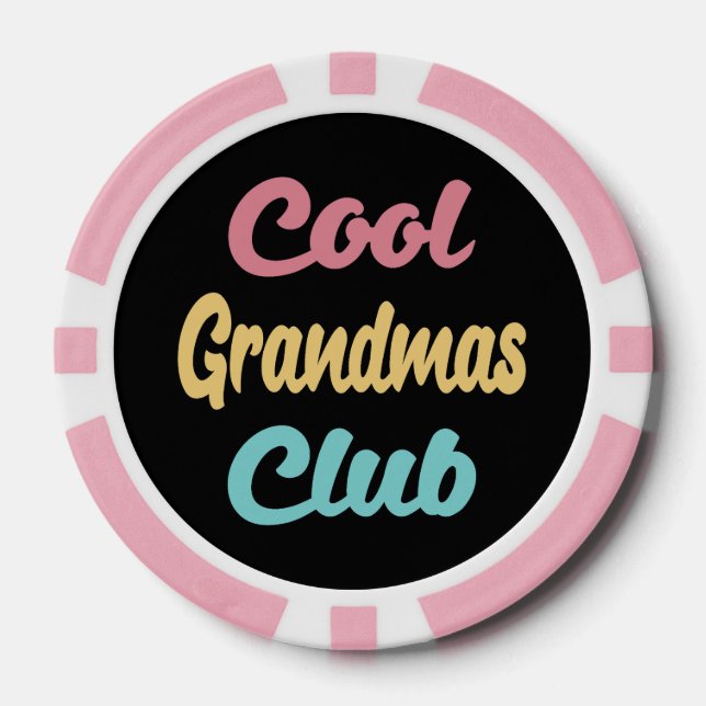 Fichas De Póquer Guay Grandmas Club II (Anverso)
