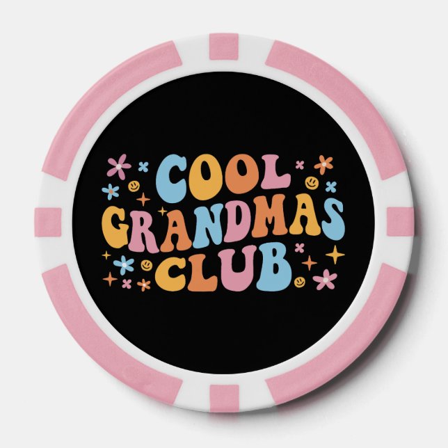Fichas De Póquer Guay Grandmas Club III (Anverso)