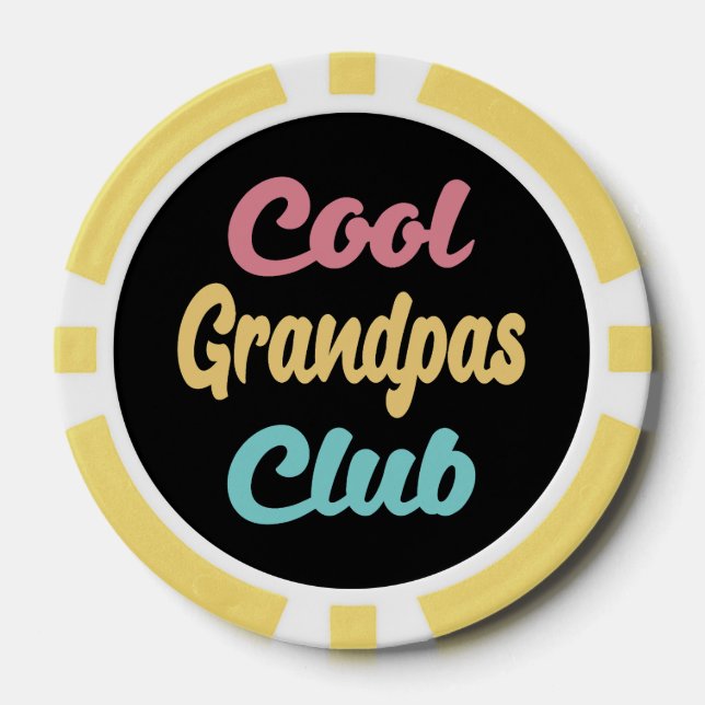 Fichas De Póquer Guay Grandpas Club II (Anverso)
