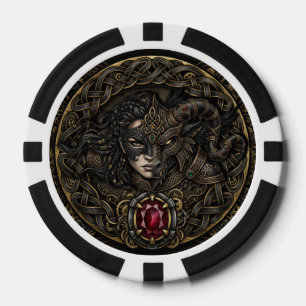 Fichas De Póquer Guerrero Celta Steampunk.