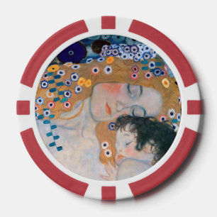 Fichas De Póquer Gustav Klimt - Madre e Hijo