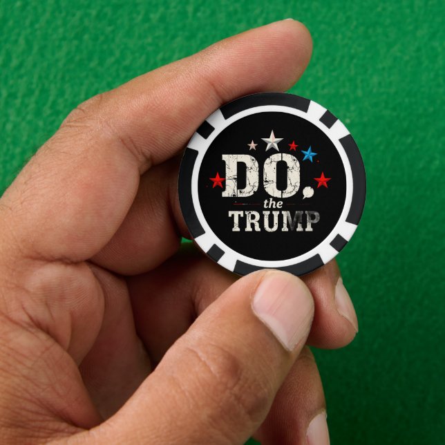 Fichas De Póquer Hacer Trump (Mano)