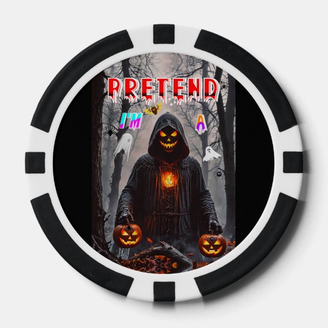 Fichas De Póquer Halloween (Anverso)