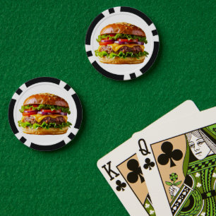 Fichas De Póquer Hamburguesa con queso apetitosa de SlipperyJoe cru