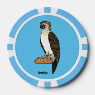 Fichas De Póquer Ilustracion de personalizado de aves águilas de Fi
