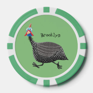 Fichas De Póquer Ilustracion de personalizado de aves divertidos de