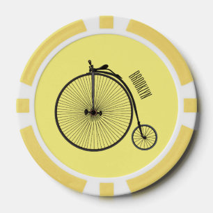 Fichas De Póquer Ilustracion de personalizado de bicicletas de alta