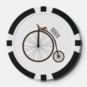 Fichas De Póquer Ilustracion de personalizado de bicicletas de alta