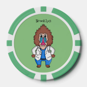 Fichas De Póquer Ilustracion de personalizado de médica de mandrile