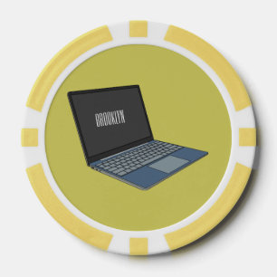 Fichas De Póquer Ilustracion de personalizado para portátiles