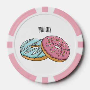 Fichas De Póquer Ilustracion Donut personalizado