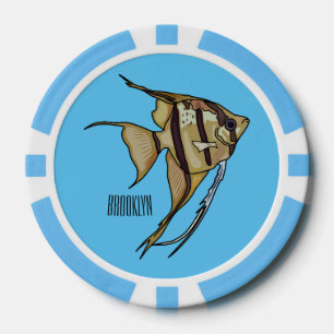 Fichas De Póquer Ilustracion personalizado de Angelfish