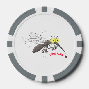 Fichas De Póquer Ilustracion personalizado de insectos de mosquitos