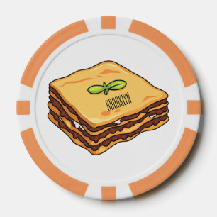 Fichas De Póquer Ilustracion personalizado de Lasagna