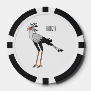 Fichas De Póquer Ilustracion personalizado de pájaro de Secretario