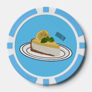 Fichas De Póquer Ilustracion personalizado de queso de limón