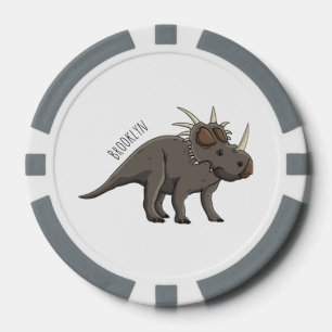 Fichas De Póquer Ilustracion personalizado de Styracosaurus