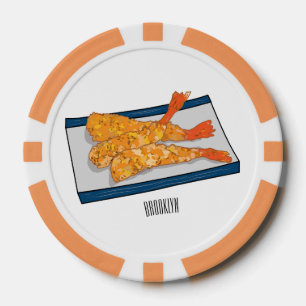 Fichas De Póquer Ilustracion personalizado de tempura gambas