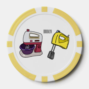 Fichas De Póquer Ilustracion personalizado mezclador