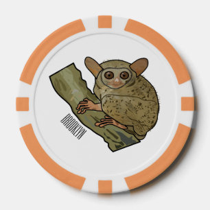 Fichas De Póquer Ilustracion personalizado Tarsier