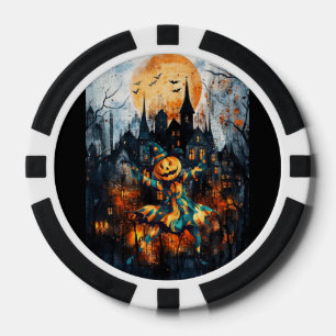 FICHAS DE PÓQUER JACK LANTERN NO PUEDE ESPERAR A HALLOWEEN