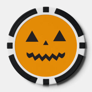 Fichas De Póquer Jack O'Lantern Poker Chip