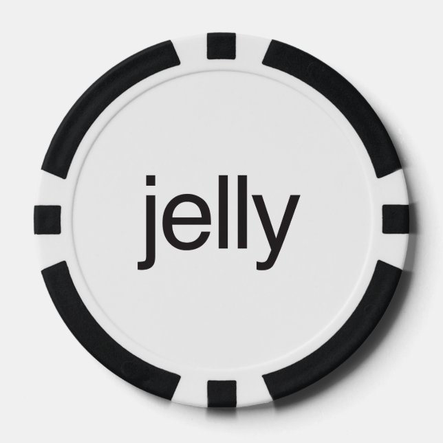 Fichas De Póquer jelly (Anverso)