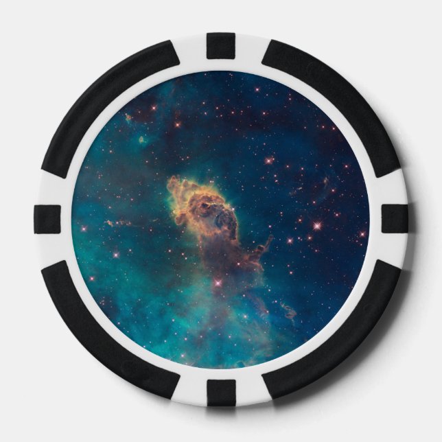 Fichas De Póquer Jet in Carina-WFC3 UVIS Full Field (Anverso)