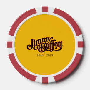 Fichas De Póquer jimmy buffett margarita Island escapism