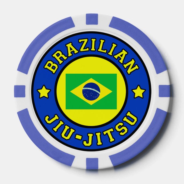 Fichas De Póquer Jiu Jitsu (Anverso)