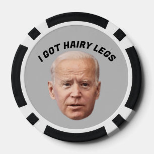 FICHAS DE PÓQUER JOE BIDEN FUNNY POKER CHIPS