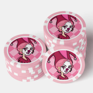 Fichas De Póquer Joker Rosa