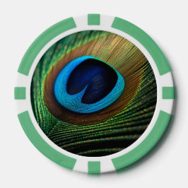 Fichas De Póquer Joya del pavo real