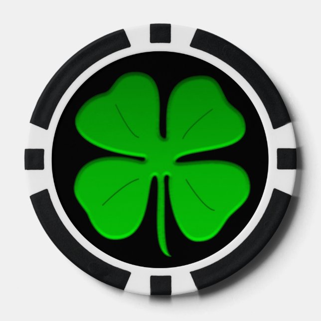 Fichas De Póquer Jubetes de póker irlandeses por dalDesignNZ (Anverso)