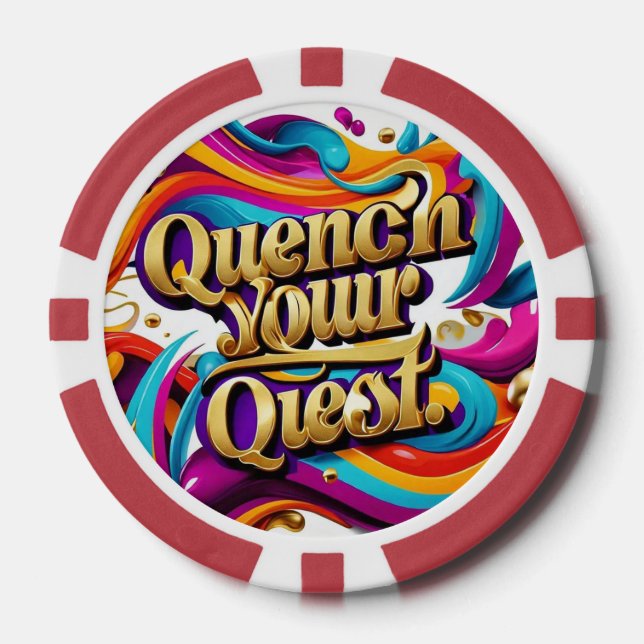 Fichas De Póquer "La aventura te espera" (Anverso)