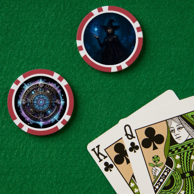 Fichas De Póquer La bruja de VEKAR'NOCT (Mesa de Poker (Doble))