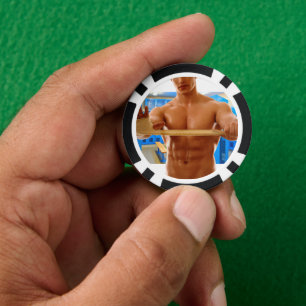 Fichas De Póquer La camisa sin musculoso hombre abs pecho sho de Sl