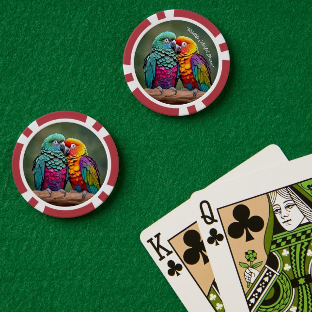 Fichas De Póquer "La ilusión de Birdwatcher" (Mesa de Poker (Doble))