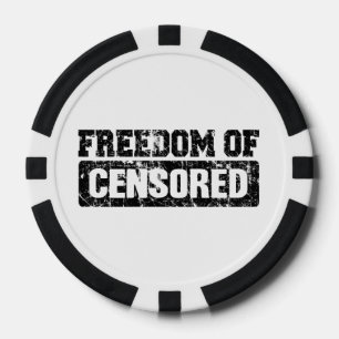 Fichas De Póquer La libertad de expresión tal vez no exactamente
