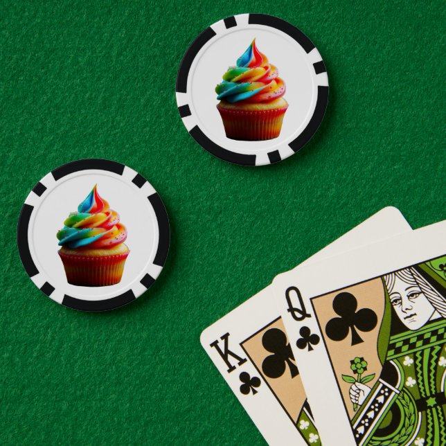 Fichas De Póquer La magnífica magdalena arcoíris de SlipperyJoe's g (Mesa de Poker (Doble))
