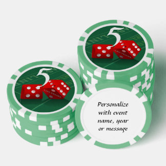 Fichas De Póquer La mesa de los dados de Las Vegas