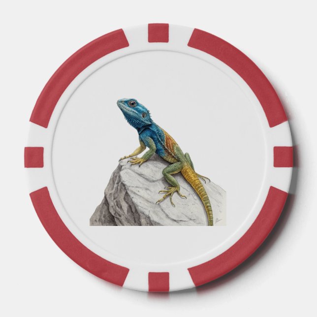 Fichas De Póquer Lagarto (Anverso)