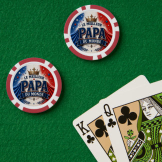 Fichas De Póquer Le Meilleur Papa du Monde