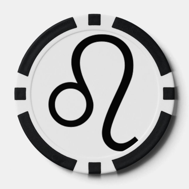 Fichas De Póquer Leo (Anverso)