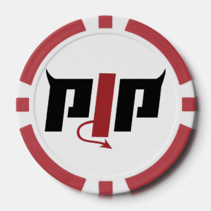 Fichas De Póquer Logotipo de PJP Horn - Merchandising de Pierce Jac